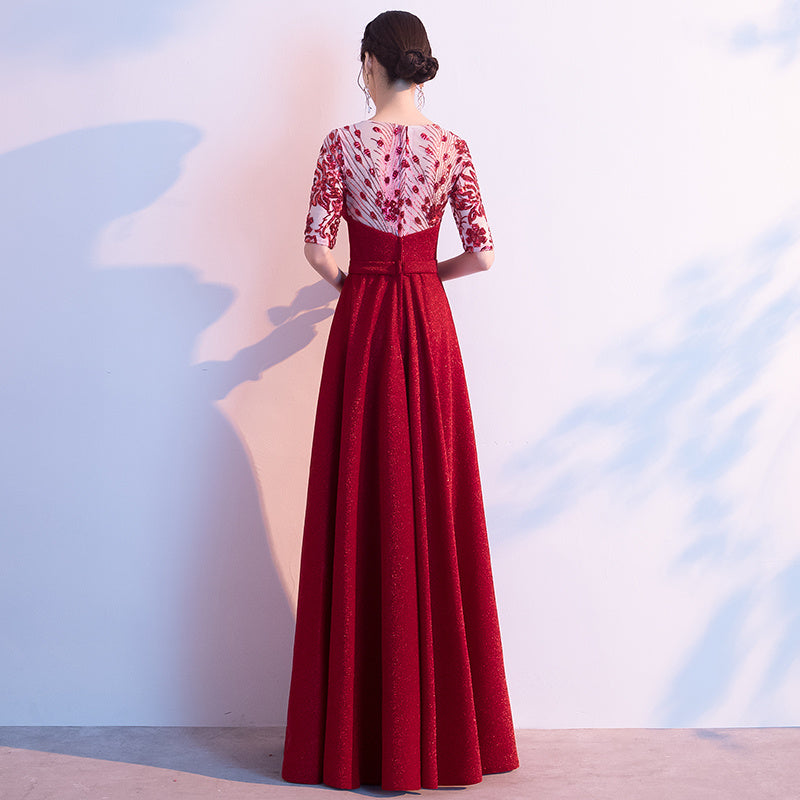 Red Show Dress Evening Lady