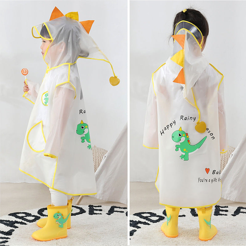 Cute Dinosaur Design Raincoat