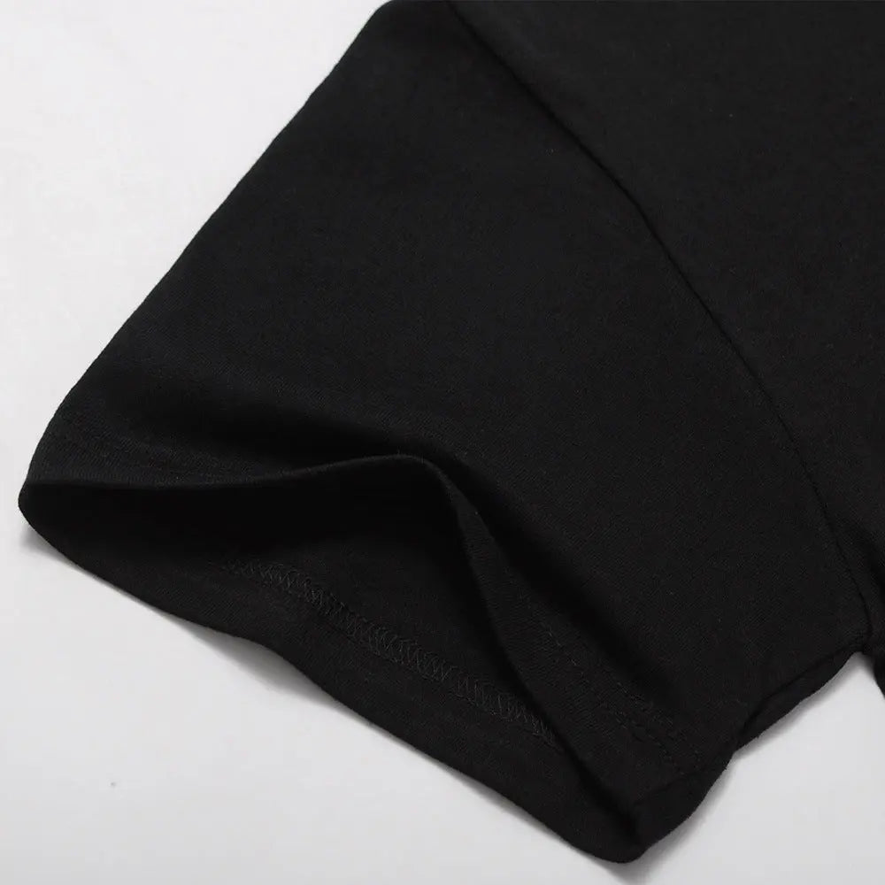 3D T-Shirt mit kurzen Ärmeln – Locker geschnitten, 100% Baumwolle Shanova