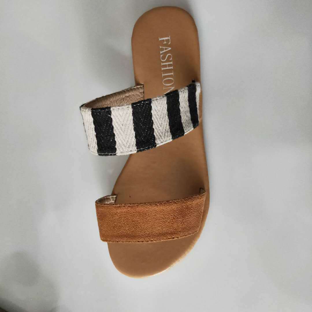 Leopard slippers sandals