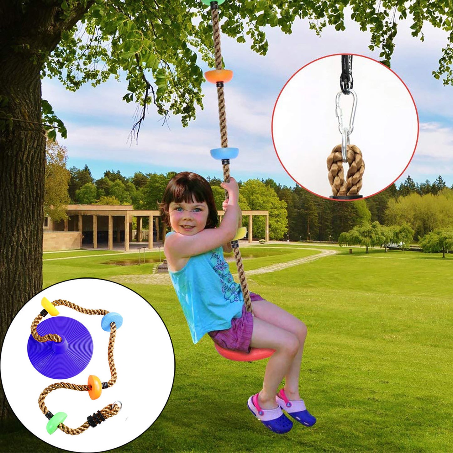 Baum-Schaukelset – Spaß im Garten für Kinder!