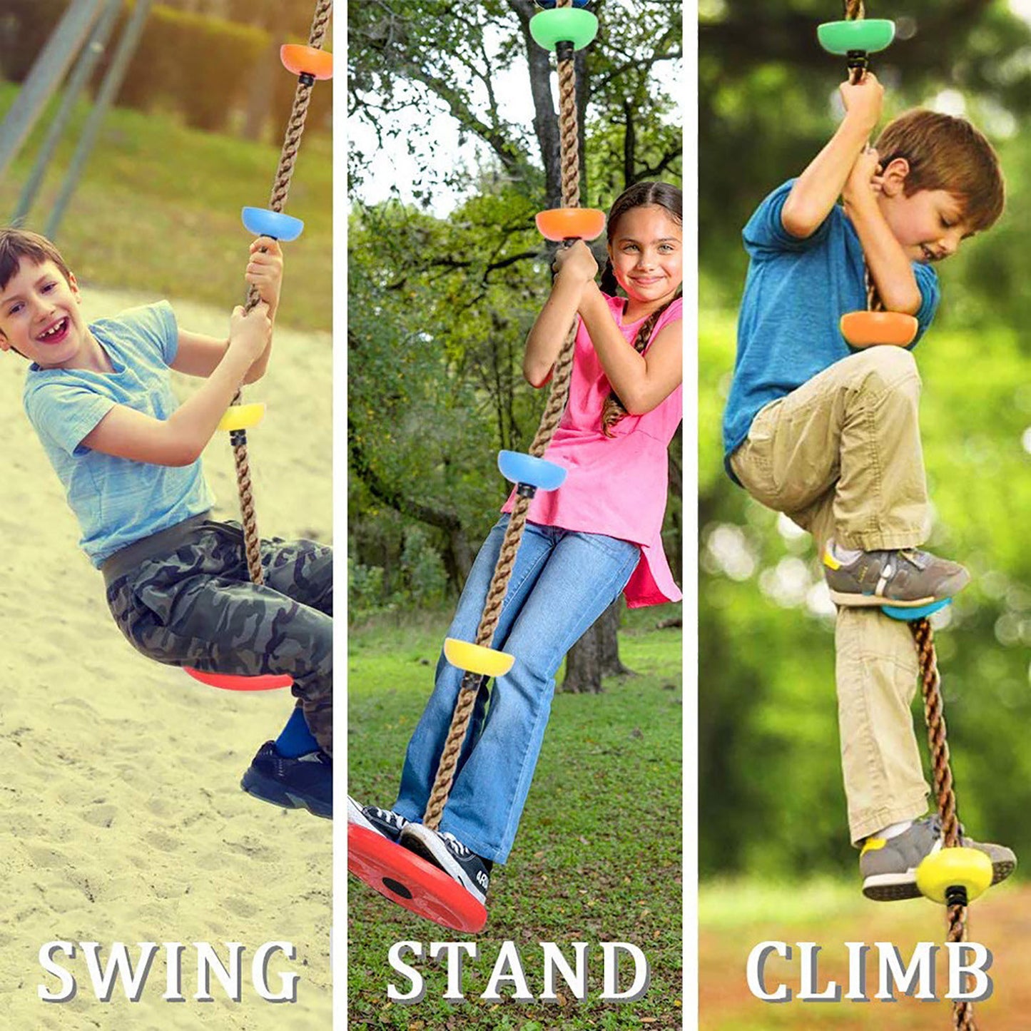 Baum-Schaukelset – Spaß im Garten für Kinder!