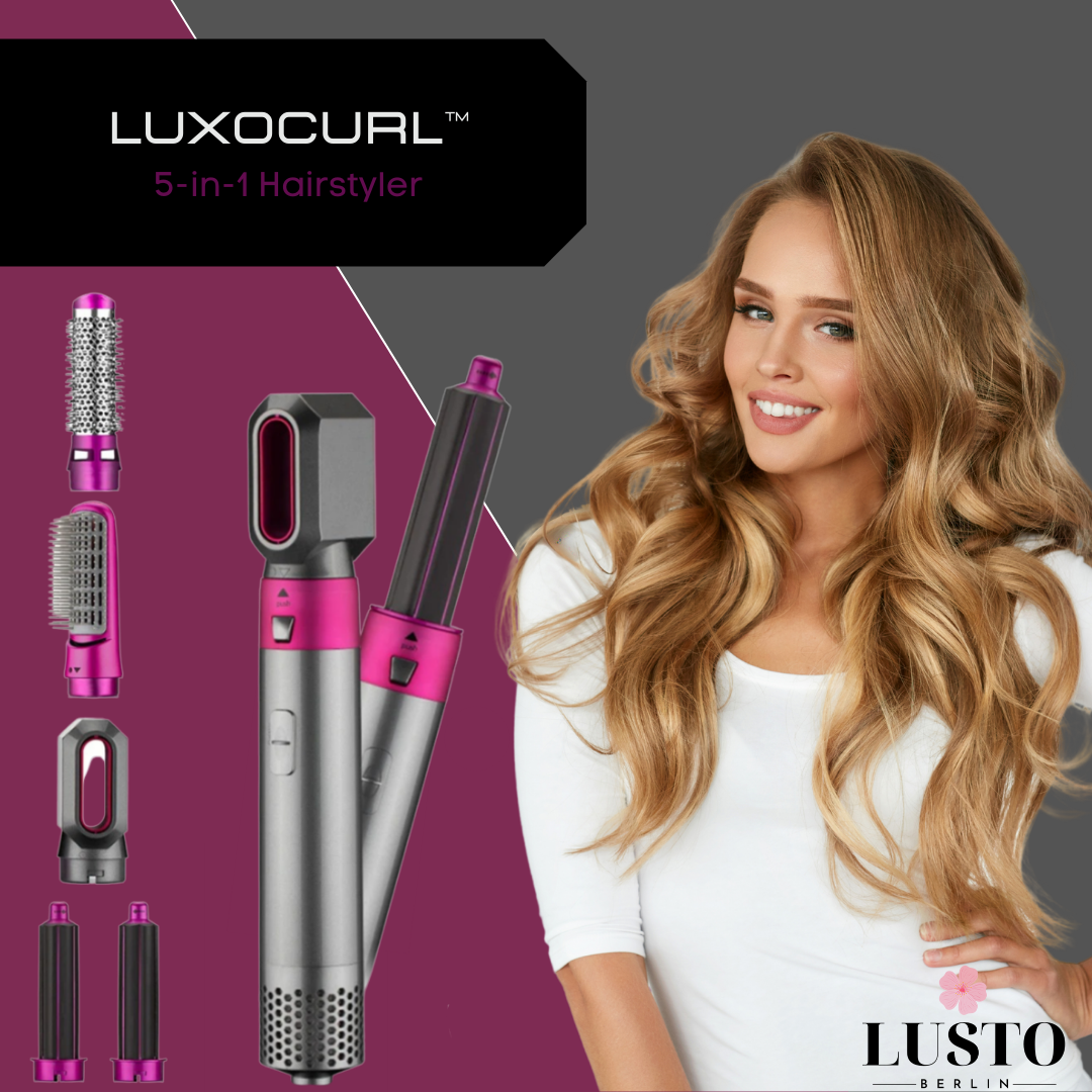 Luxocurl™ | Ultimate 5-in-1 Multi-Styling Tool for Gorgeous Hair