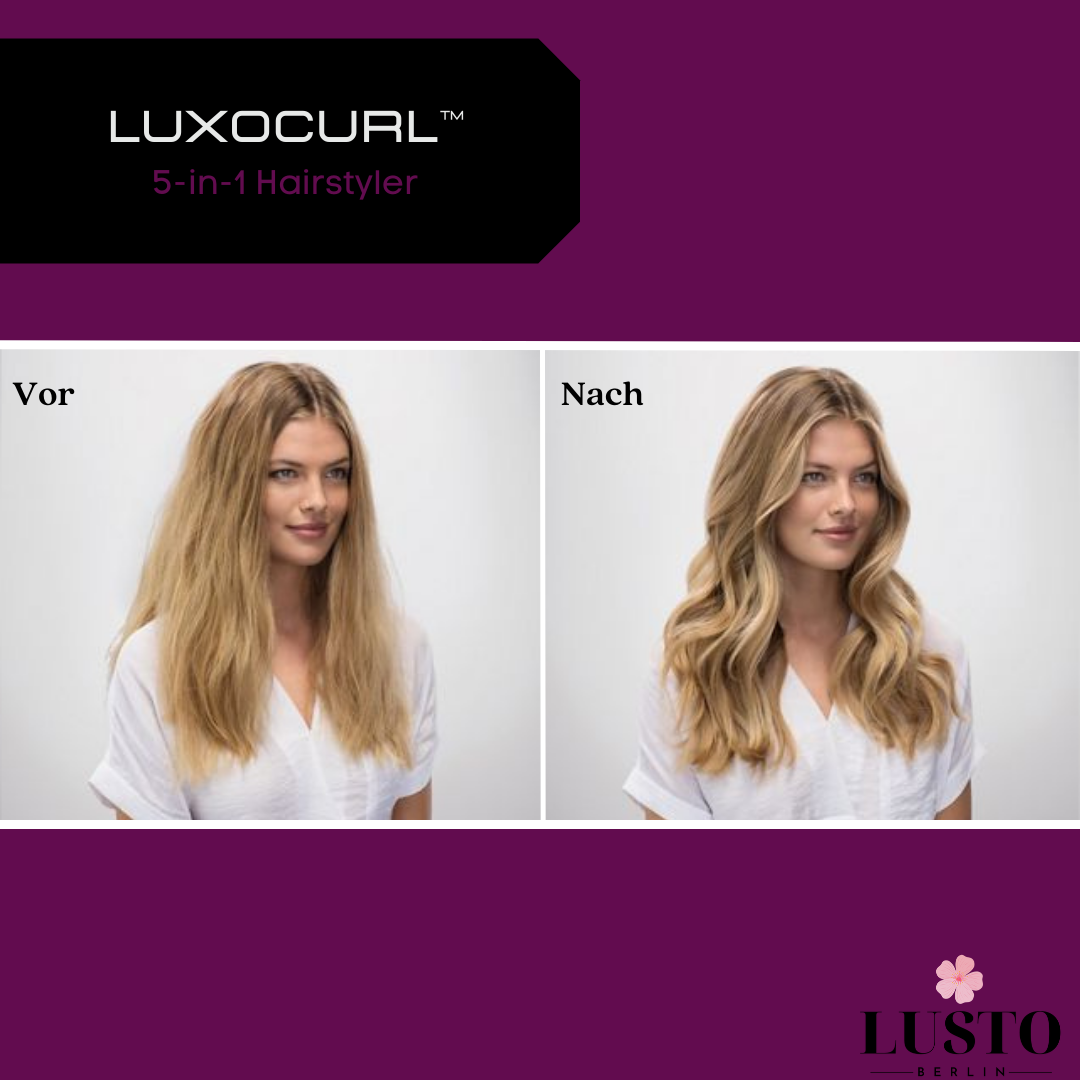 Luxocurl™ | Ultimate 5-in-1 Multi-Styling Tool for Gorgeous Hair