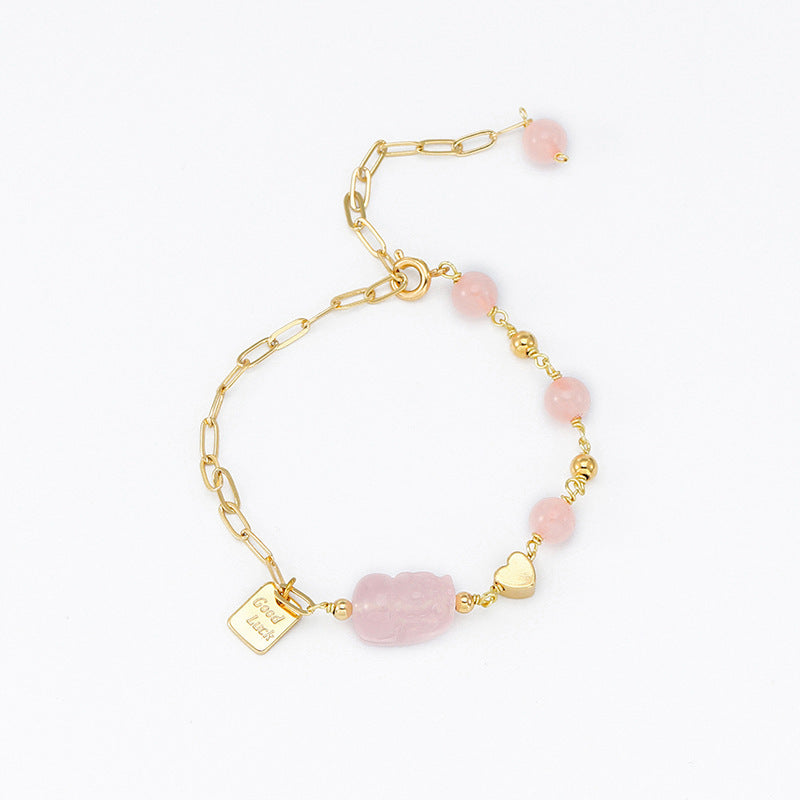 Crystal Bracelet Crystal Korean Niche Bracelet Bracelet Pi Xiu Love Bracelet