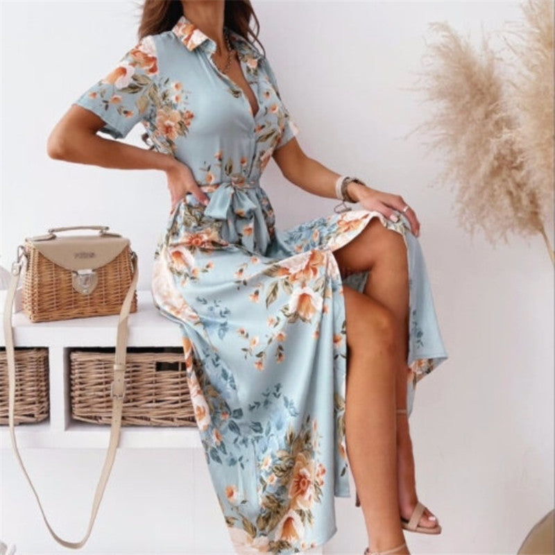 Blumenkleid für schöne Damen