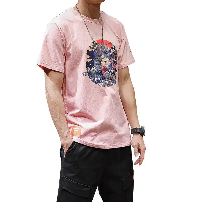 Large size T-shirt print T-shirt Mijn winkel