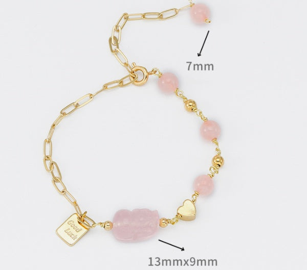 Crystal Bracelet Crystal Korean Niche Bracelet Bracelet Pi Xiu Love Bracelet