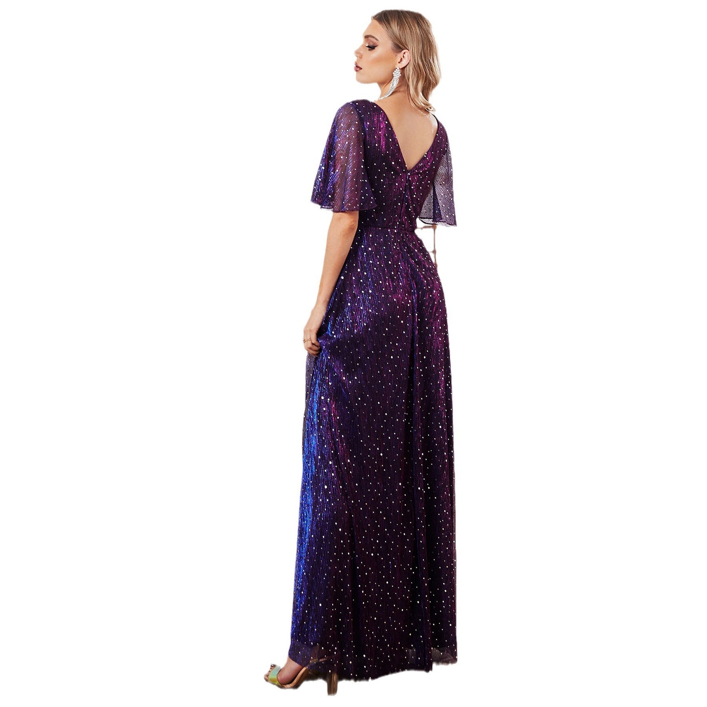 Lady Temperament Short Sleeve New Dress