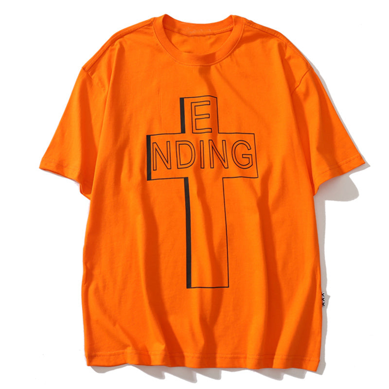 Herren Street Hip Hop Lockere T-Shirt