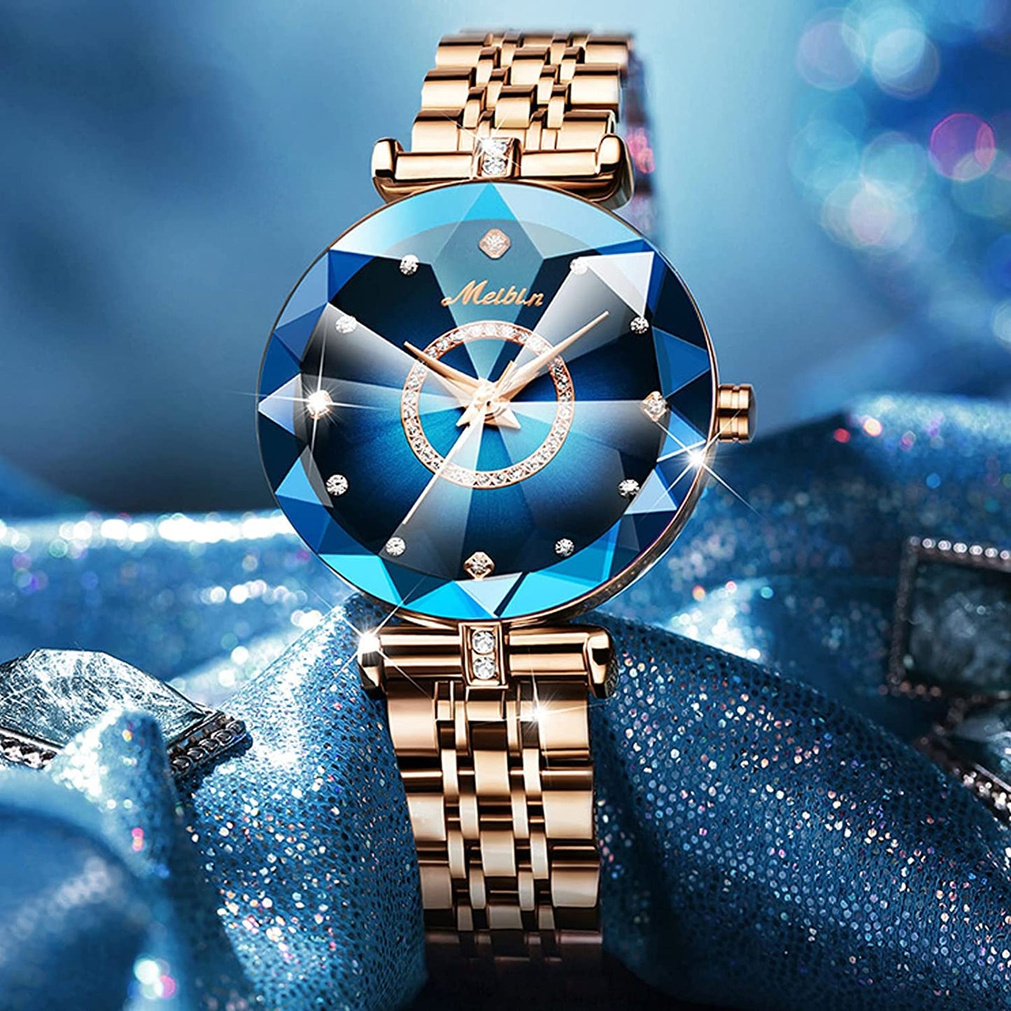 Strahlendes Blüten-Diamant-Uhr™
