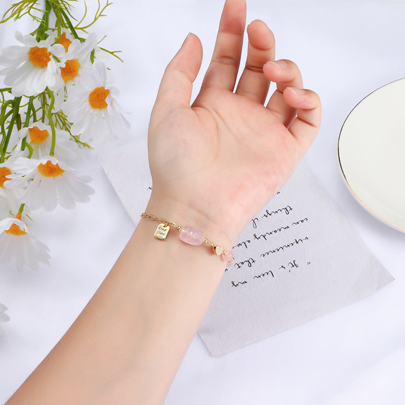 Crystal Bracelet Crystal Korean Niche Bracelet Bracelet Pi Xiu Love Bracelet