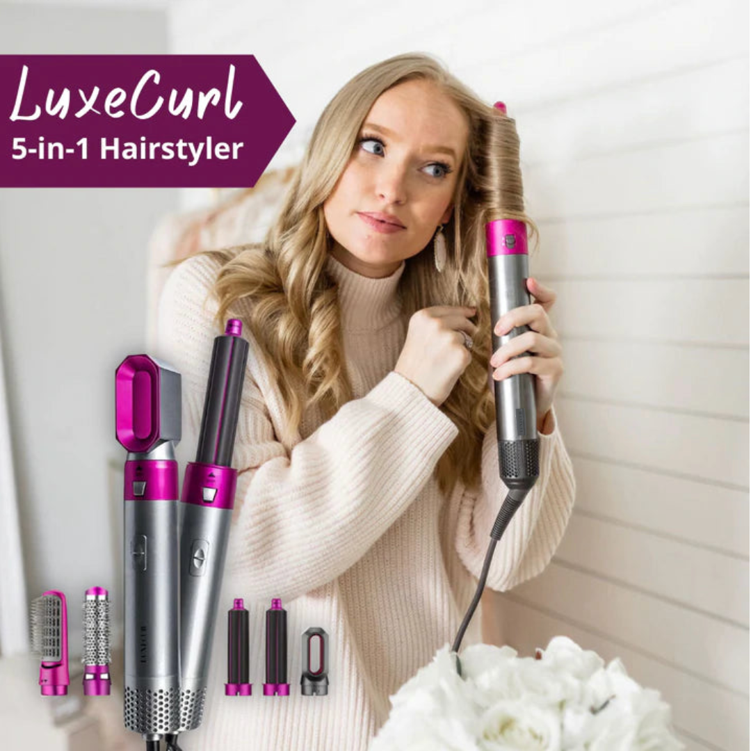 Luxecurl™ | Vielseitiger 5-in-1 Haarstyler für Perfekte Styles