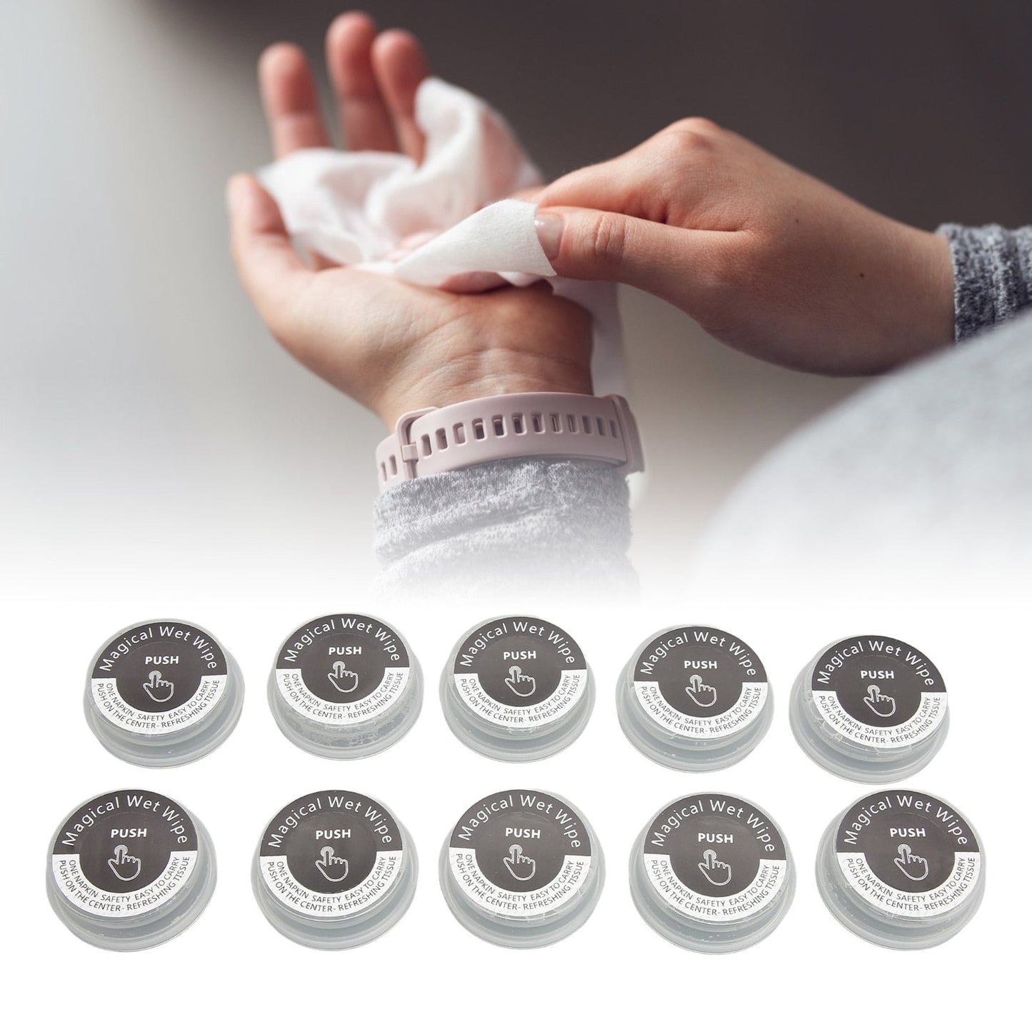 MagicWipes™️ Komprimierte Feuchttücher