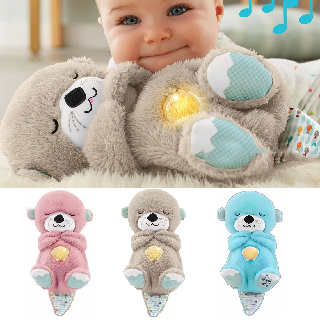 Baby Atmender Otter Plüschspielzeug