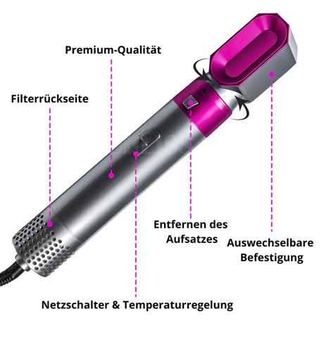 Luxecurl™ | Vielseitiger 5-in-1 Haarstyler für Perfekte Styles