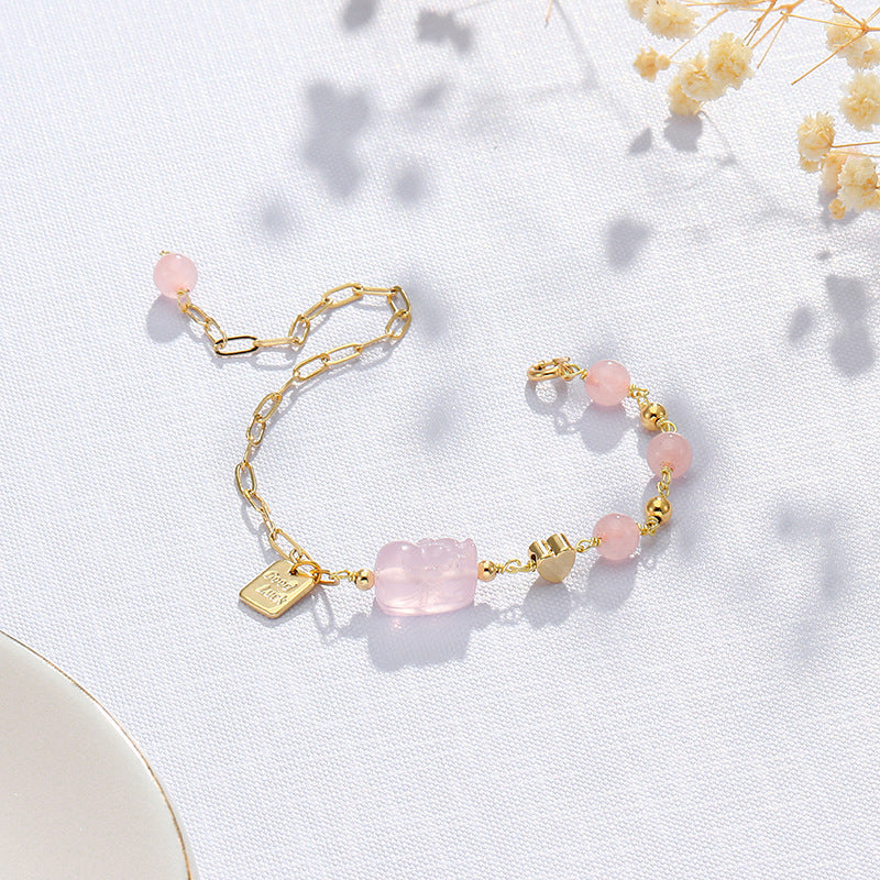 Crystal Bracelet Crystal Korean Niche Bracelet Bracelet Pi Xiu Love Bracelet