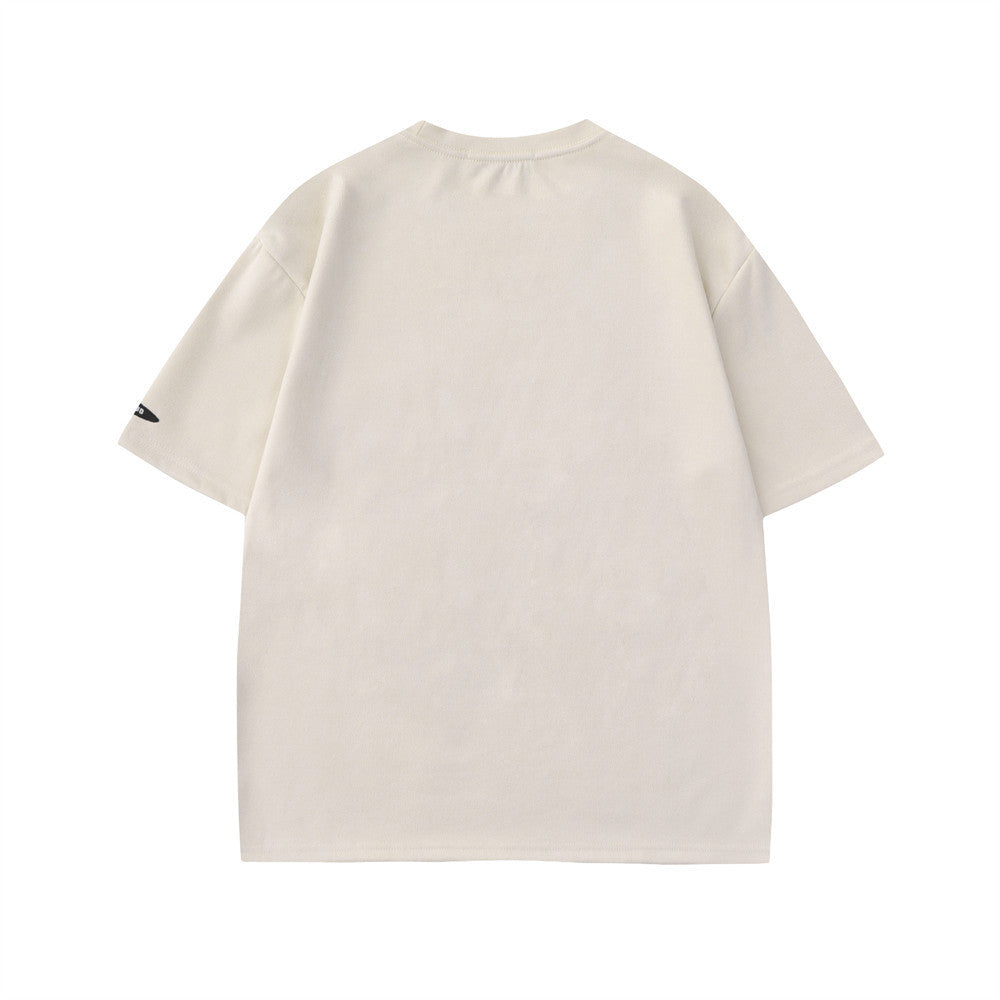 Letter Print Short-sleeve T-shirt Male