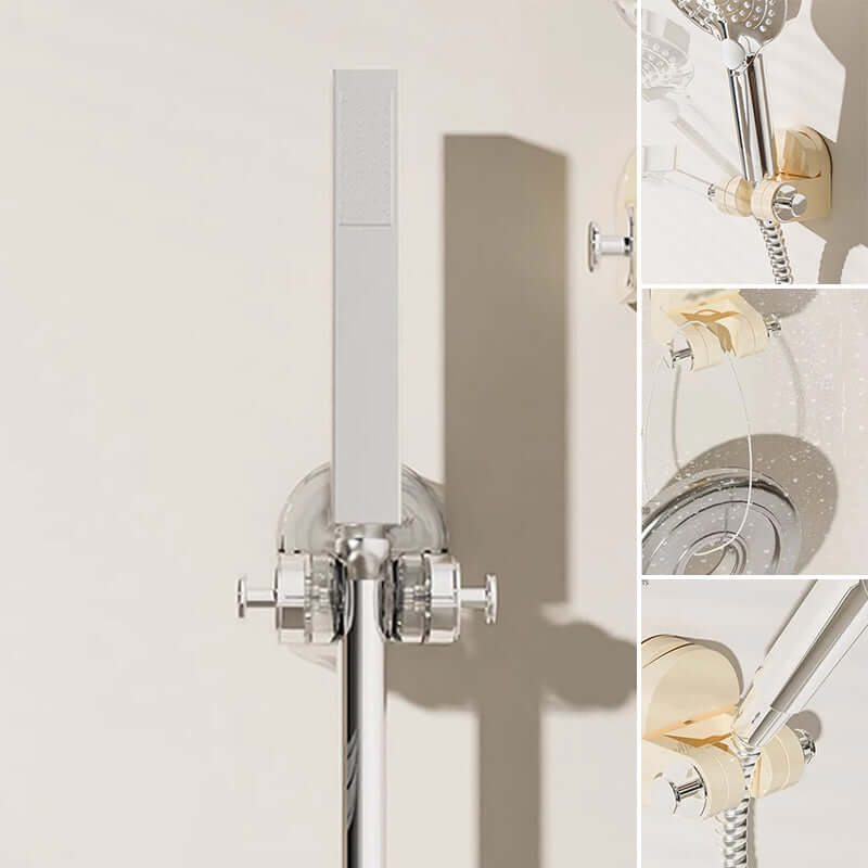 ShowerHolder™ Einteiliger Duschständer mit Saugnapf