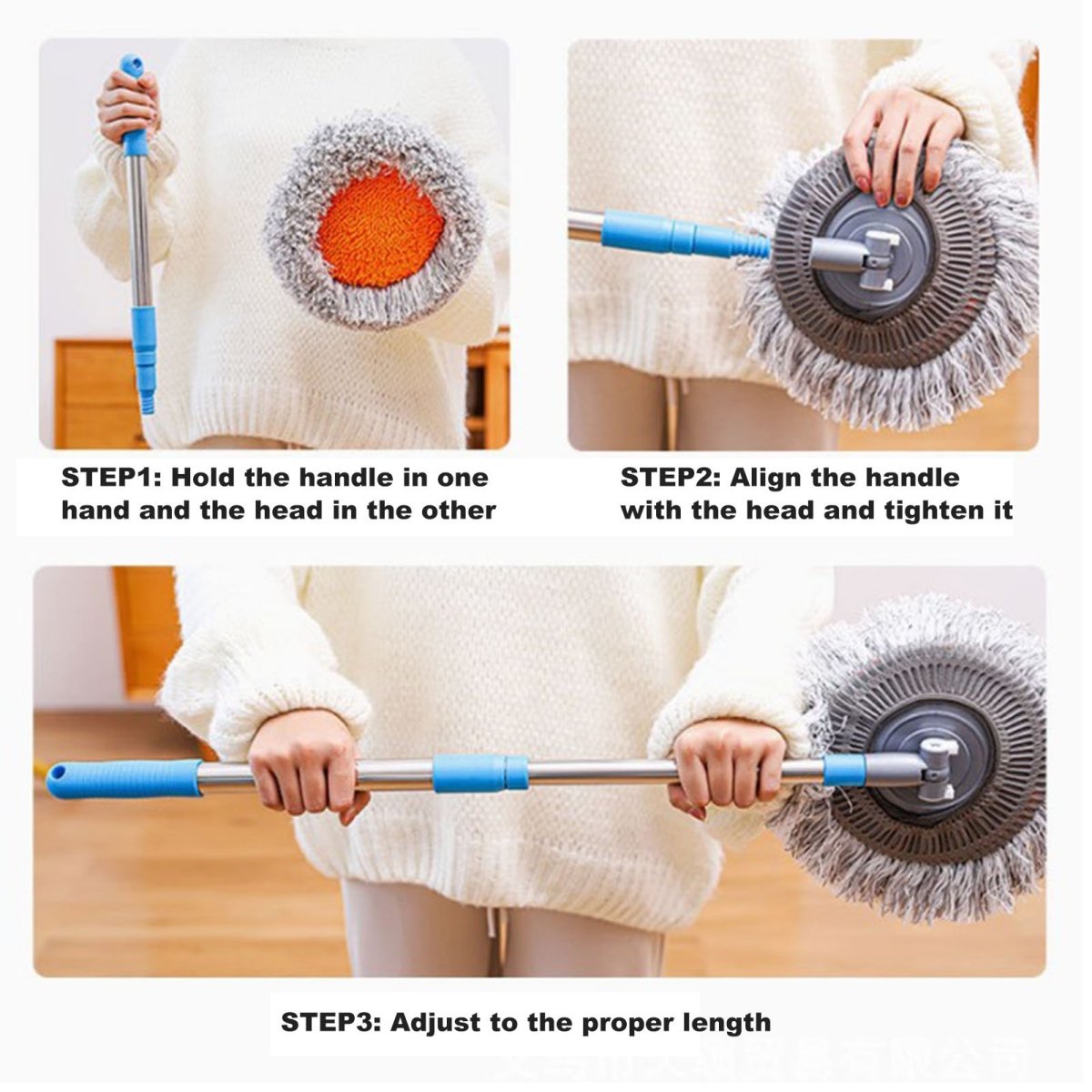 SpinMop™️ Verstellbarer Reinigungsmopp