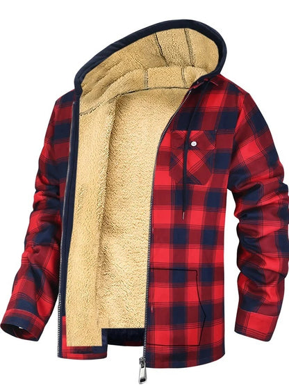 Thickened Cotton-padded Plaid
