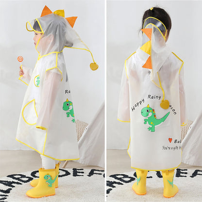 Cute Dinosaur Design Raincoat