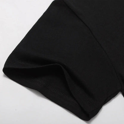 3D T-Shirt mit kurzen Ärmeln – Locker geschnitten, 100% Baumwolle Shanova