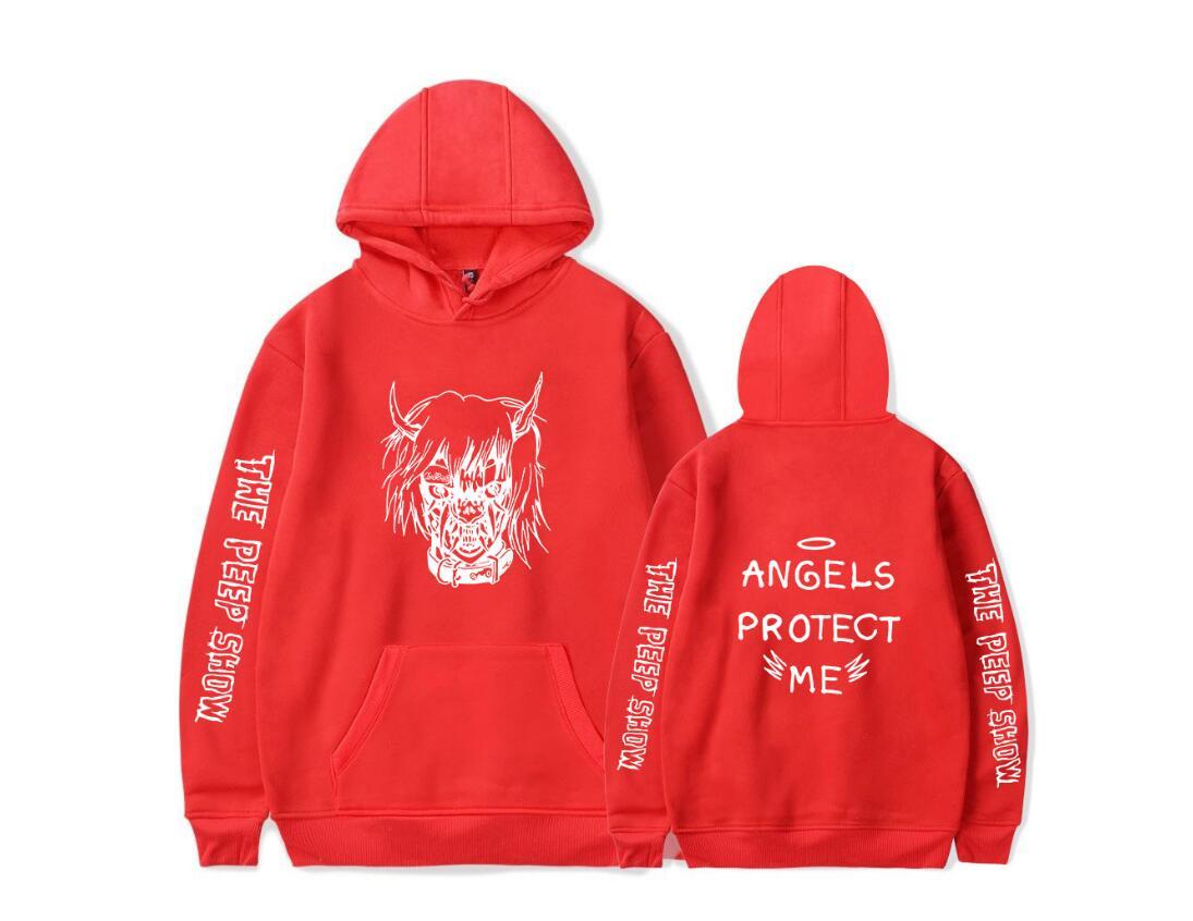 Engel und Teufel Hoodies für Herren – Hip Hop Sweatshirts mit Cartoon-Muster