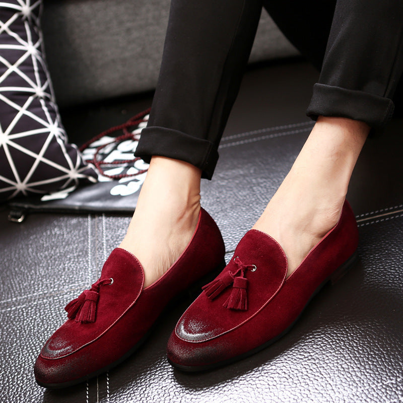 Herren-Lederhalbschuhe