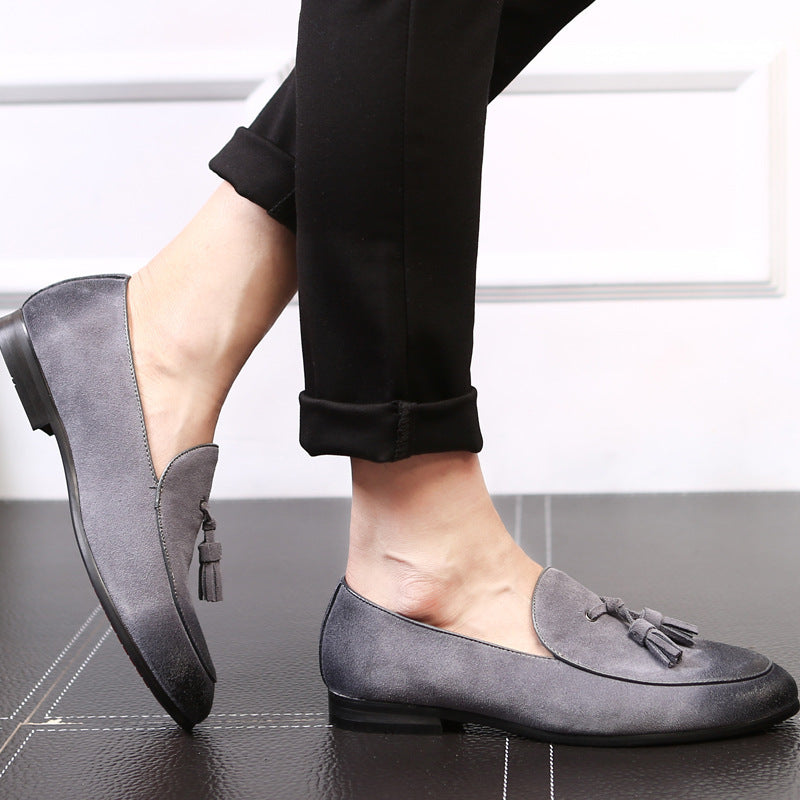 Herren-Lederhalbschuhe