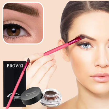 Browzi Augenbrauen-Kit | Für dauerhafte, voluminöse Augenbrauen!