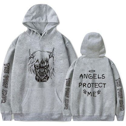 Engel und Teufel Hoodies für Herren – Hip Hop Sweatshirts mit Cartoon-Muster