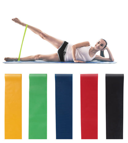 5-stufige Widerstands-Gummibänder für Yoga-Training