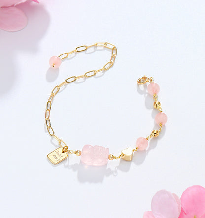 Crystal Bracelet  Crystal Korean Niche Bracelet Bracelet Pi Xiu Love Bracelet