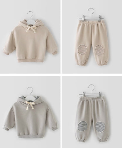 Boys And Girls Suits Korean New Kid Baby Fashionable Sports Casual Two-piece Suit