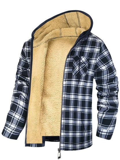 Thickened Cotton-padded Plaid