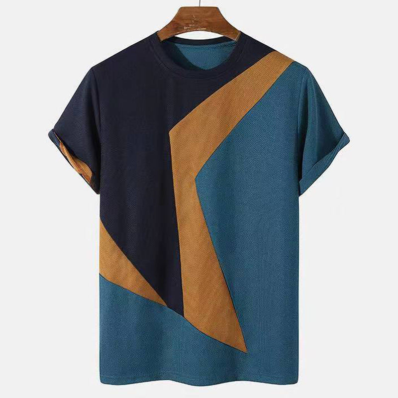3D Gedrucktes Retro T-Shirt für Herren – Vintage Stil Kurzarm-Shirt