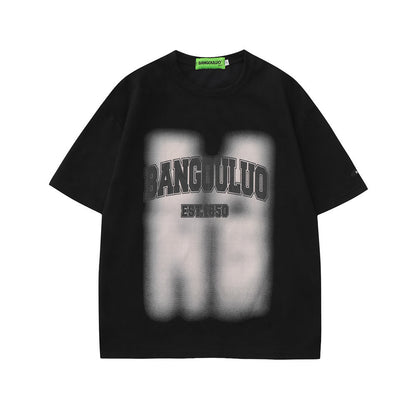 Letter Print Short-sleeve T-shirt Male