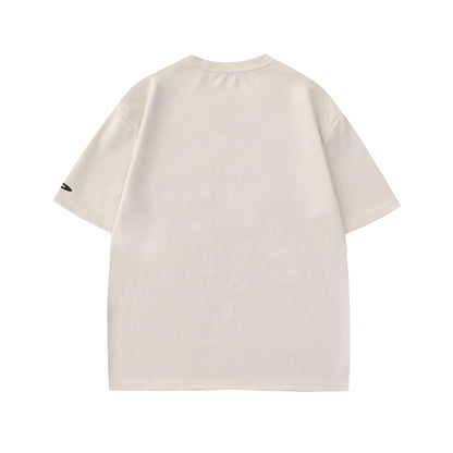 Letter Print Short-sleeve T-shirt Male
